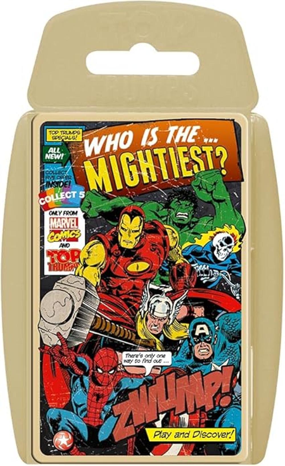 Marvel Comics Retro Top Trumps Juego de cartas especiales