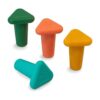 Shinemade Juego de 4 tapones de silicona para vino sin_1