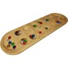 Juego clásico de Mancala cuenta con una tabla de madera_3