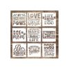 Plantilla decorativa reutilizable para letras de perro_1