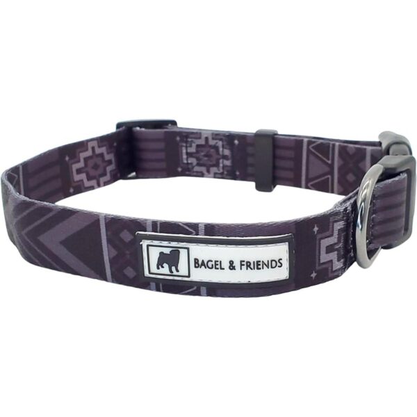 Juego de collar y correa para perros a juego Black_2