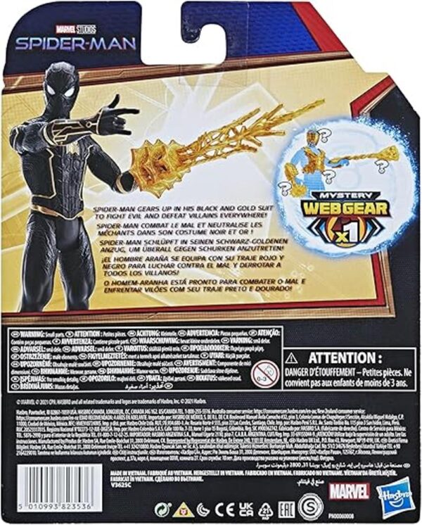 SpiderMan Marvel Mystery Web Gear Figura de acción de_4