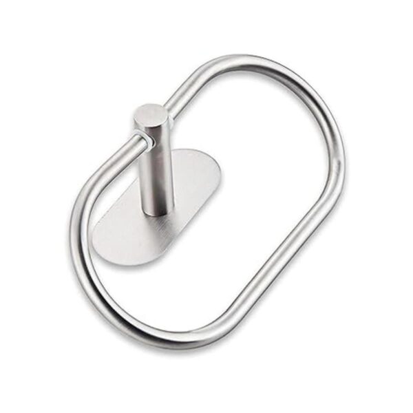 Toallero autoadhesivo de acero inoxidable para baño_2