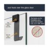 SimplyHooks Ganchos para puerta de ducha de 3 pulgadas_5