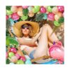 Juego de guirnalda de globos de flamenco tropical con_5
