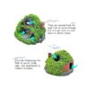 Tfwadmx Decoración de acuario Hobbit House Resina Betta