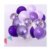 Kit de 100 globos de tonos morados guirnalda de arco de 5_5