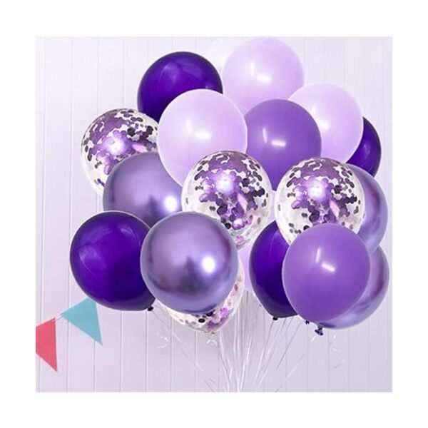Kit de 100 globos de tonos morados guirnalda de arco de 5_5