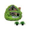 Tfwadmx Decoración de acuario Hobbit House Resina Betta