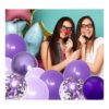 Kit de 100 globos de tonos morados guirnalda de arco de 5_6