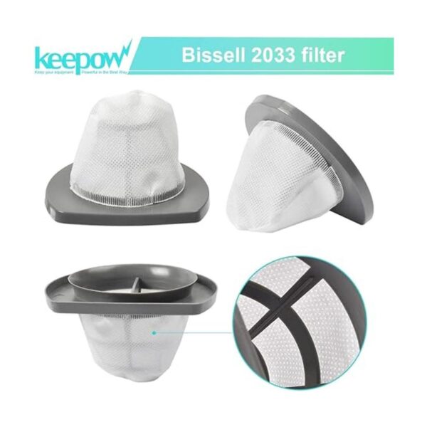 KEEPOW Filtro de vacío 2033 compatible con Bissell_4