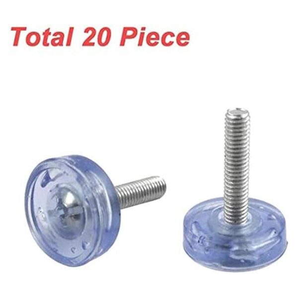 Mesee Niveladores de muebles ajustables 20 unidades