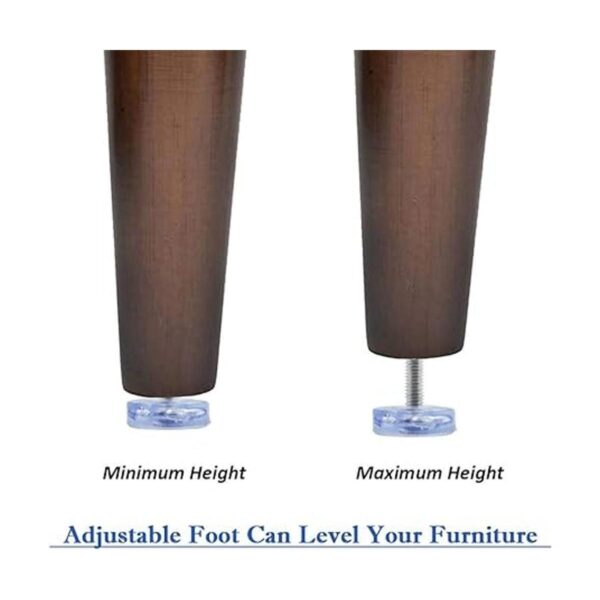 Mesee Niveladores de muebles ajustables 20 unidades