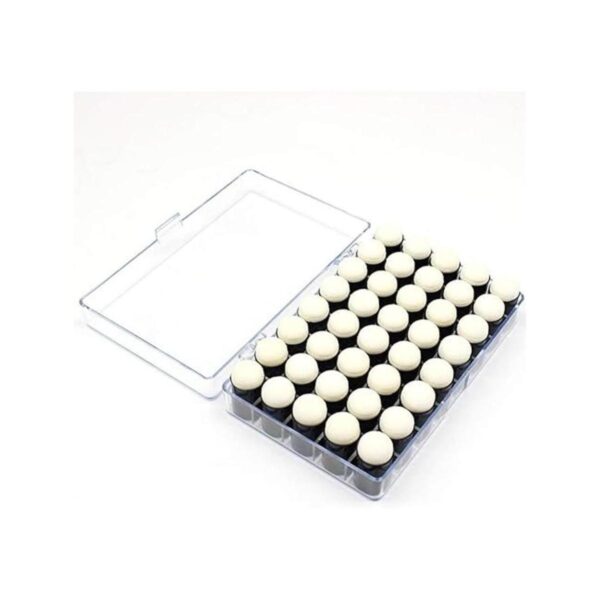 Juego de 40 esponjas para dedos con caja de almacenamiento