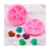 Meiyouju 2 moldes de silicona de pato 5 cavidades moldes