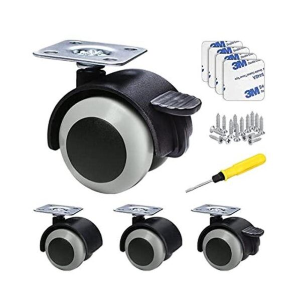 Protector de piso de 1.5 pulgadas ruedas de goma para_1