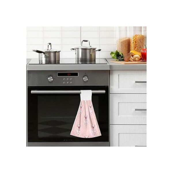 Kepreal Juego de 2 toallas de cocina de cerdo rosa 12.0