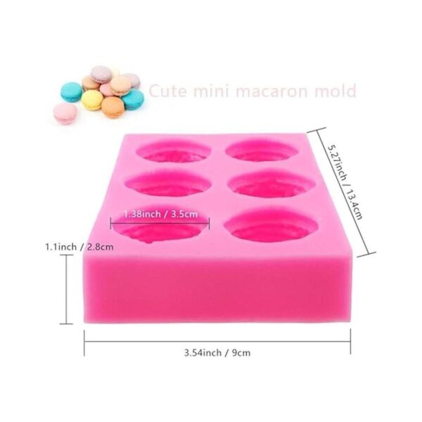 Meiyouju Molde de silicona para macarrones de 6_2