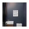 Kas Home Decoración de pared para baño diseño de reglas_3