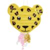 Piñata pequeña de leopardo para decoraciones de fiesta de