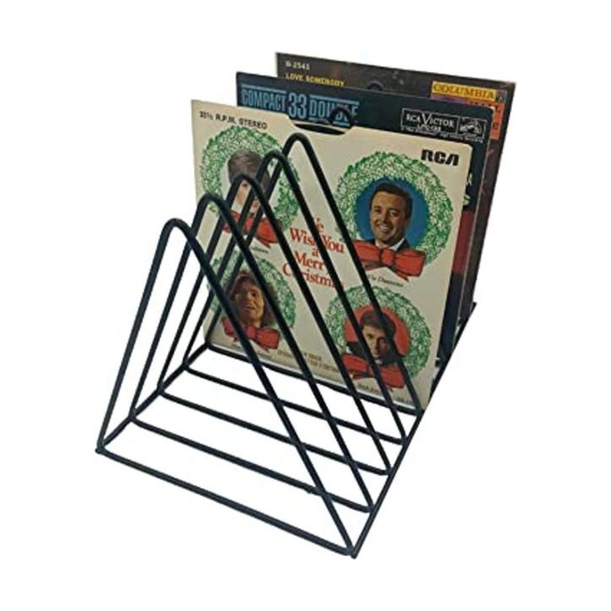 Soporte de almacenamiento de discos de vinilo Revista de