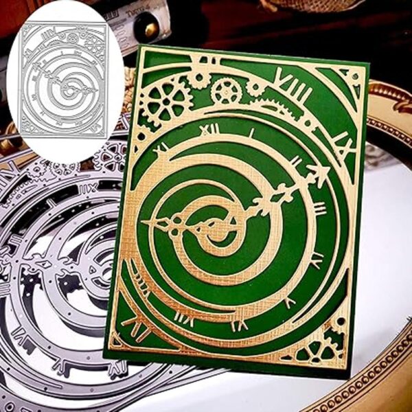Troqueles de metal para reloj vintage diseño de hojas