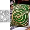 Troqueles de metal para reloj vintage diseño de hojas