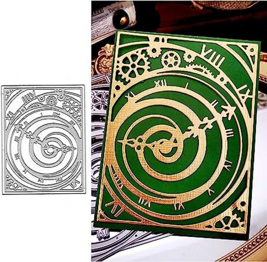 Troqueles de metal para reloj vintage diseño de hojas