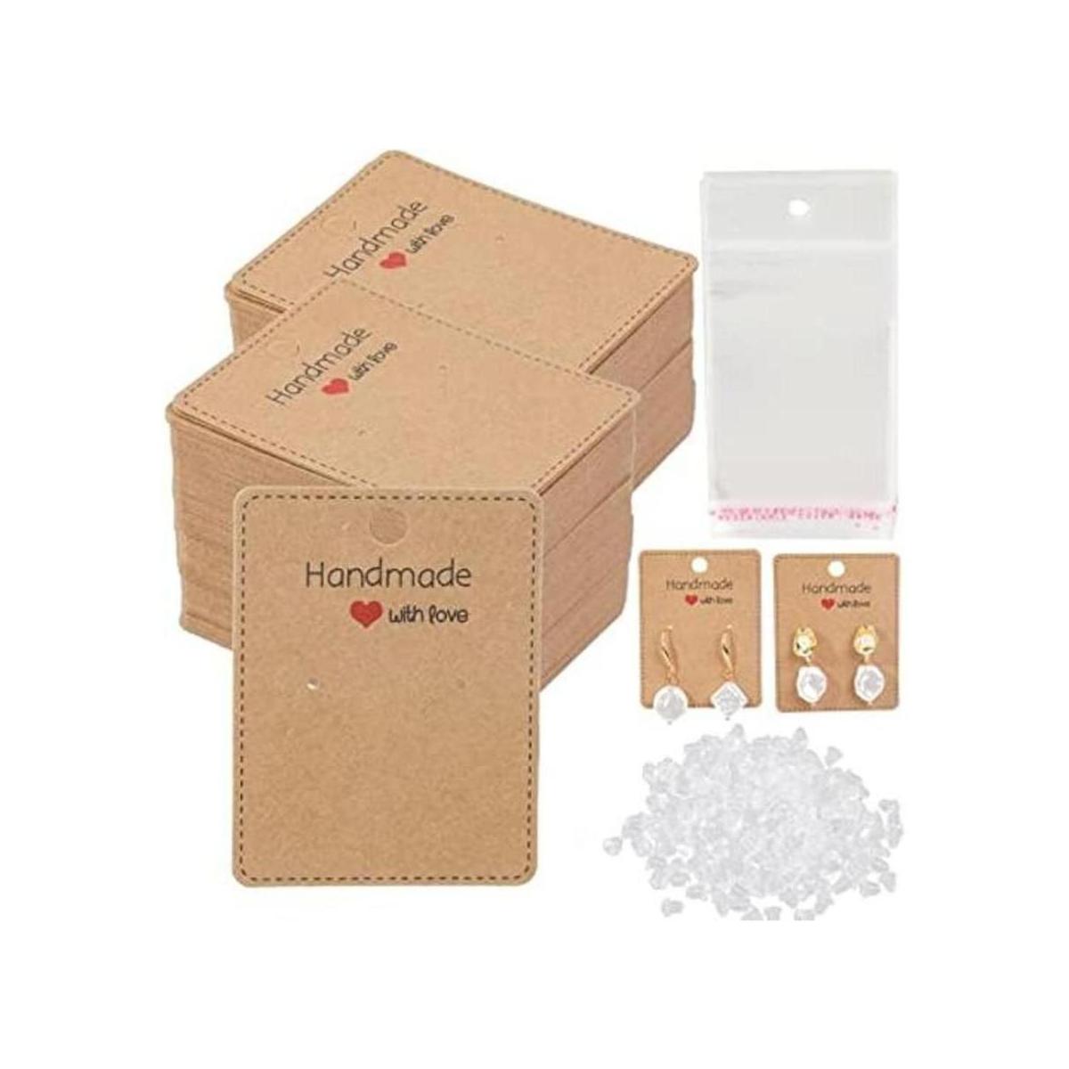 Paquete de 150 tarjetas de aretes para embalaje de joyas