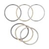 PH PandaHall 6 piezas de 3 colores circulares anillo_1
