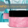 Renfio Pigmento de polvo de mica de 3.53 oz tinte natural_1