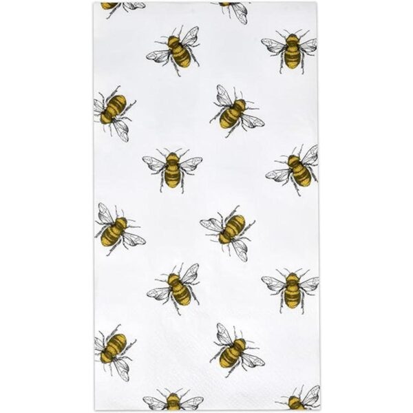 Servilletas de invitados de abeja de 3 capas paquete de_1