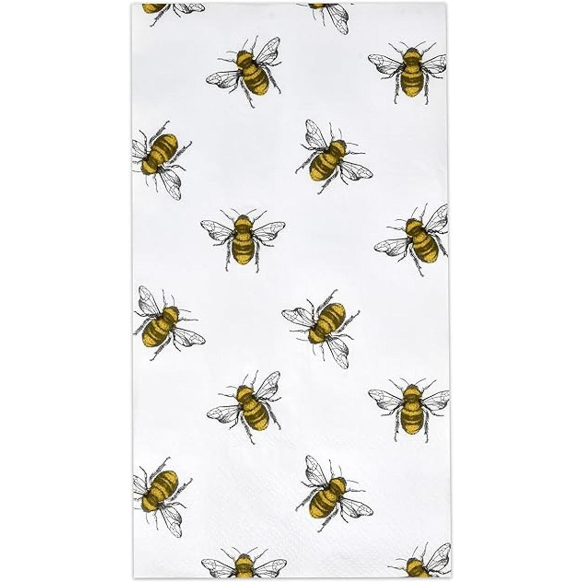 Servilletas de invitados de abeja de 3 capas paquete de