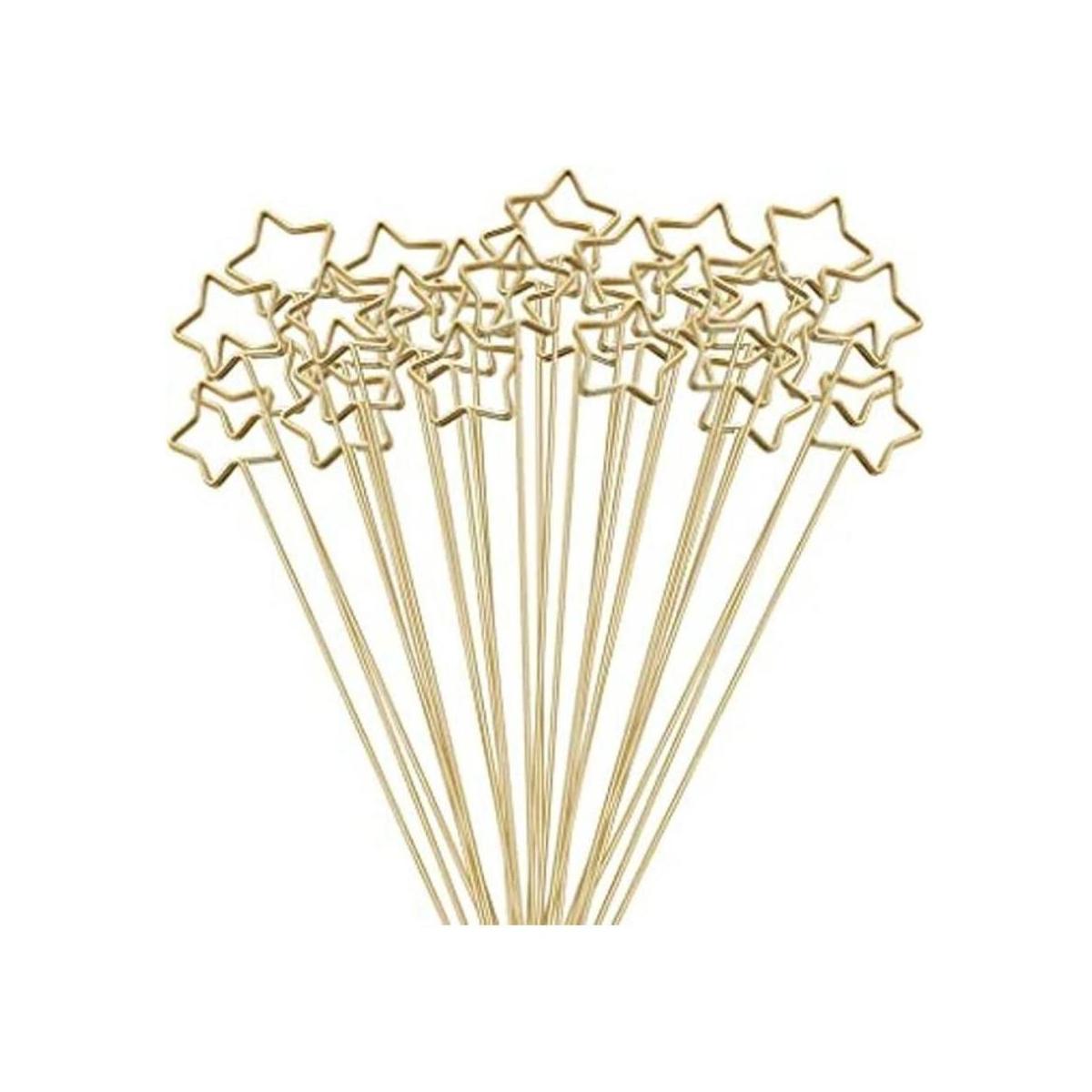 Tinsow 30 tarjeteros de metal floral para colocar