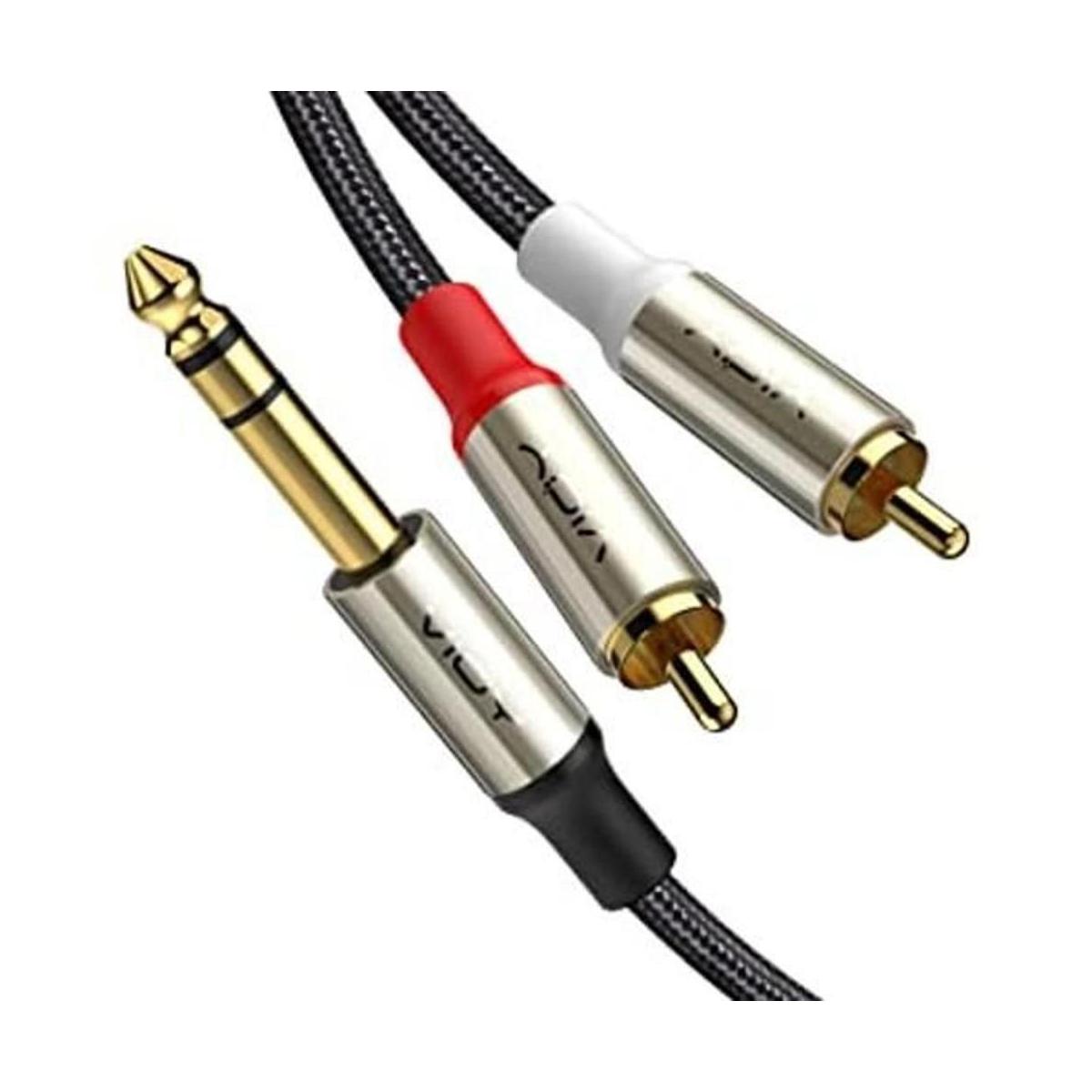 VIOY Cable de audio RCA de 14 a doble 6 pies carcasa