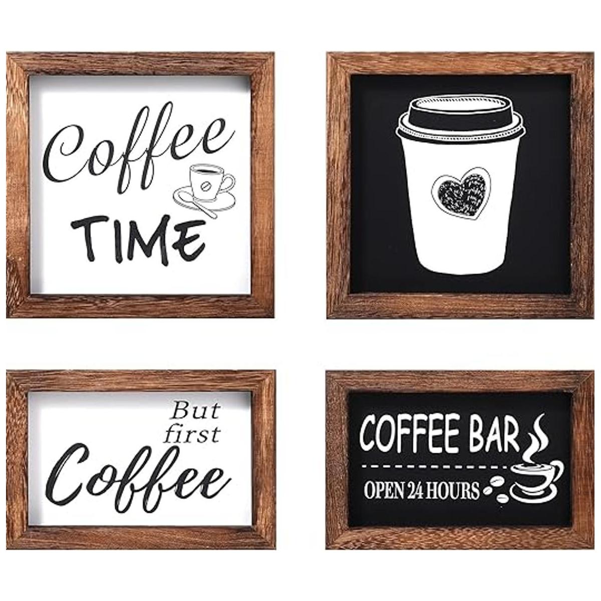 Letreros de decoración de barra de café decoración de