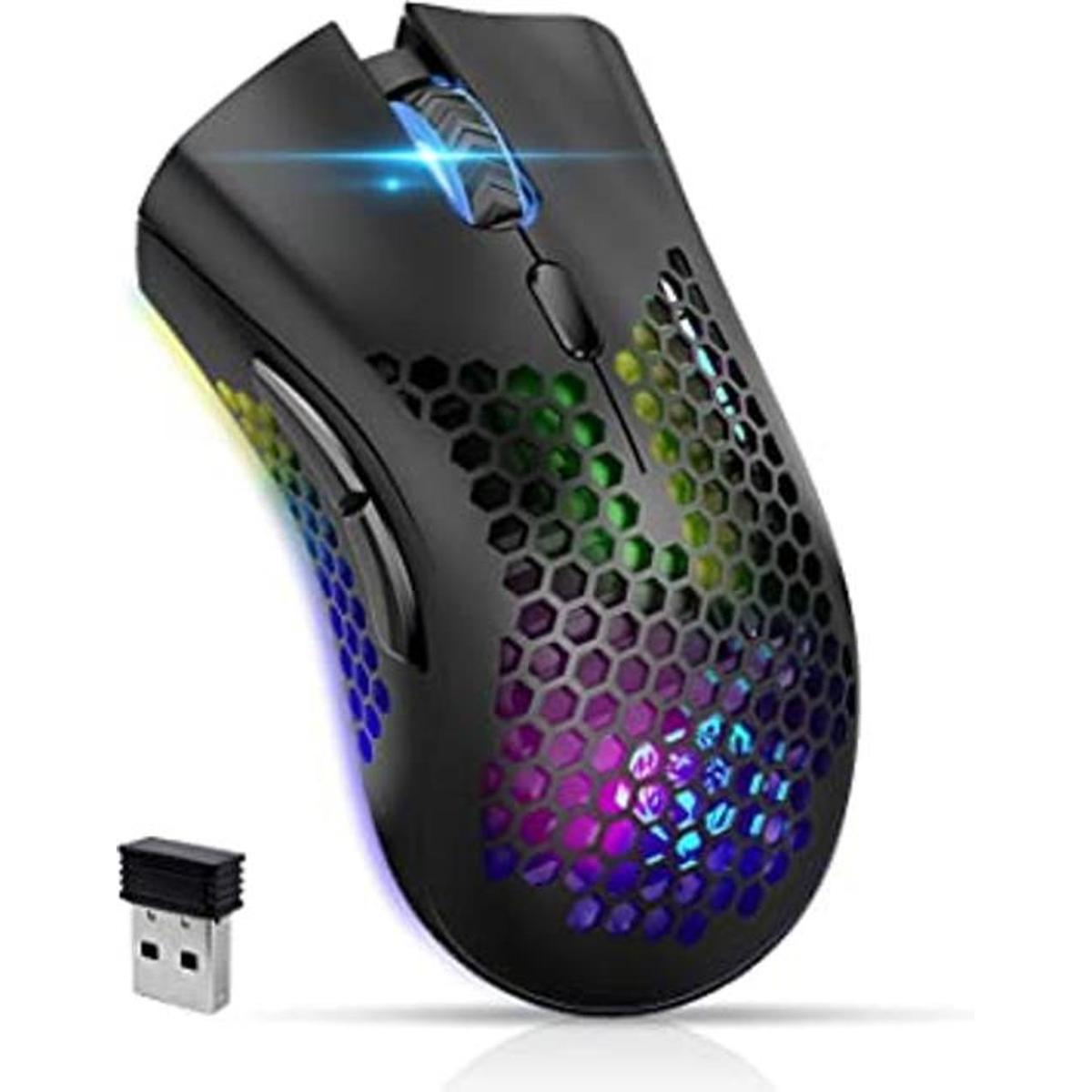 Ratón inalámbrico para juegos VEGCOO Silent Click Gaming