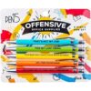 OFFENSIVE CRAYONS Bolígrafos divertidos papelería de_1