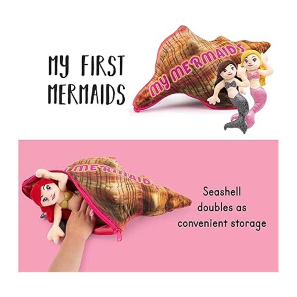 Juego de juguetes de peluche Talking My Mermaids Incluye_3