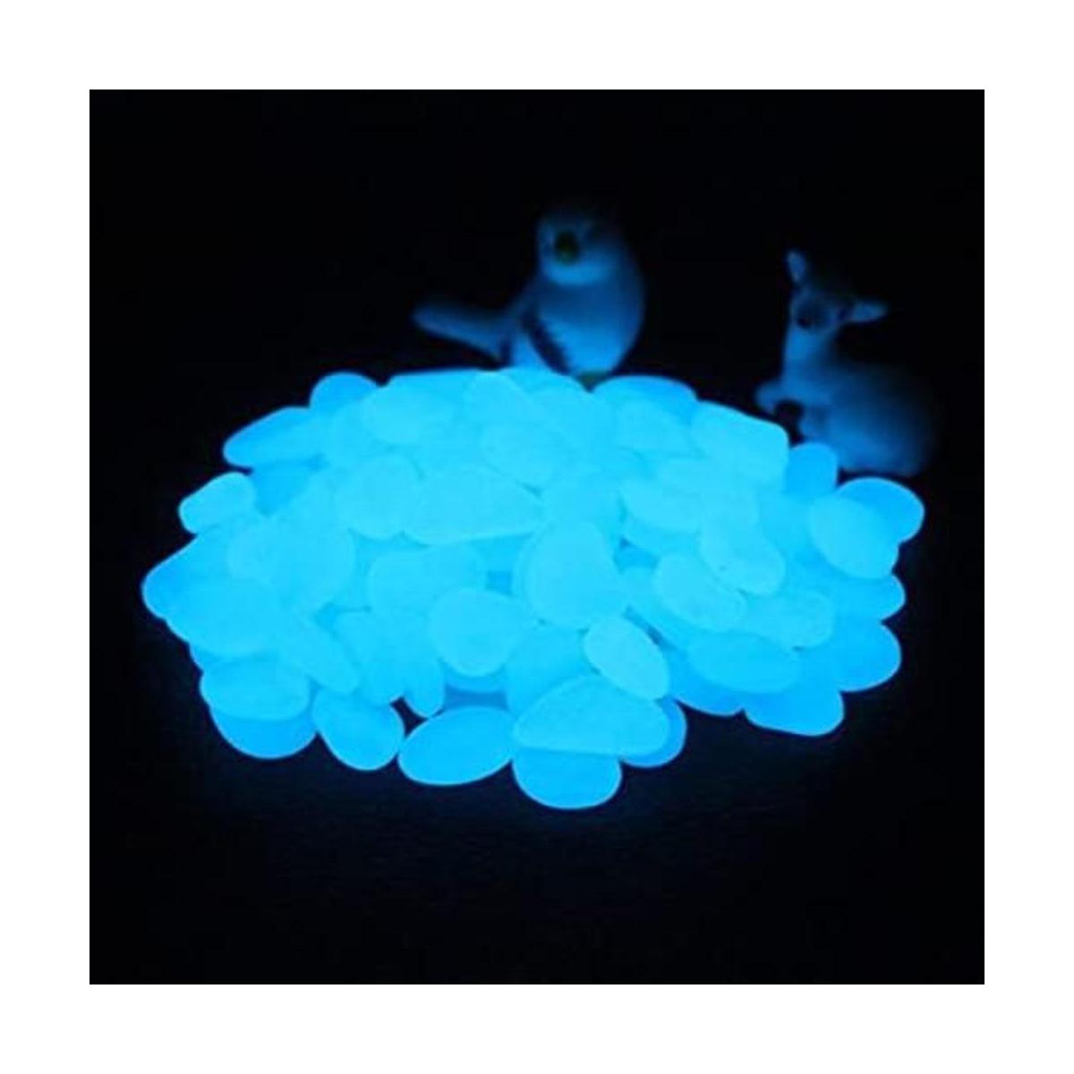 Muzero Piedras brillantes que brillan en la oscuridad 100