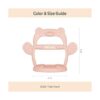 PETINUBE Chupete calmante de silicona anticaídas para_5
