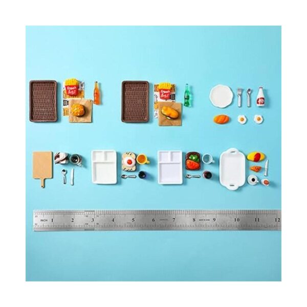 Juego de 38 piezas de juguetes de comida en miniatura_3
