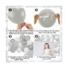 Kit de arco de guirnalda de globos de copo de nieve_3