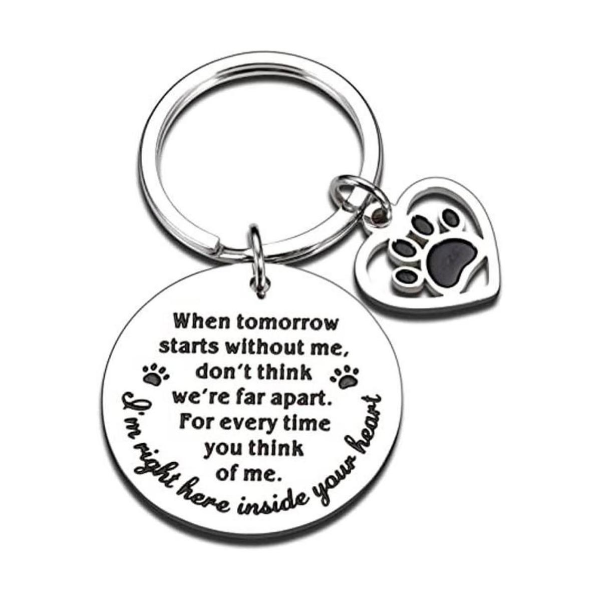 Regalos conmemorativos para mascotas llavero de recuerdo