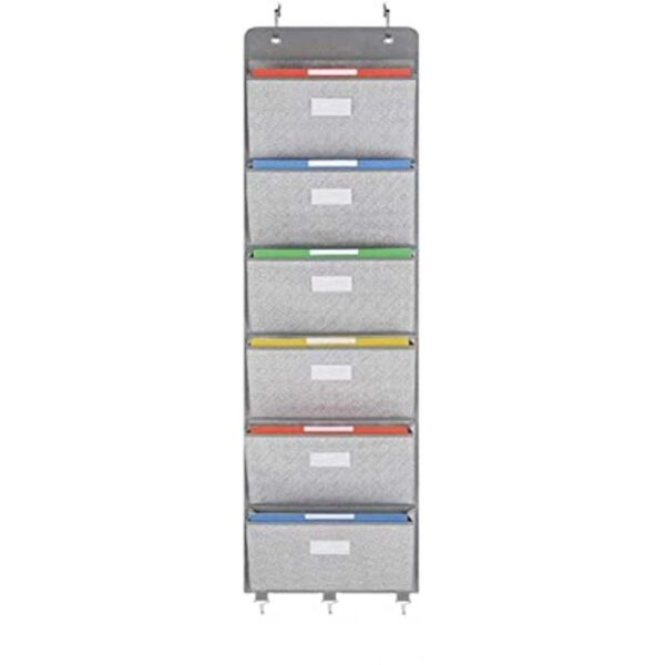 Organizador de archivos sobre la puerta 6 bolsillos_1