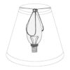 TOOTOO STAR Mini lámpara de barril marrón pequeño con_5