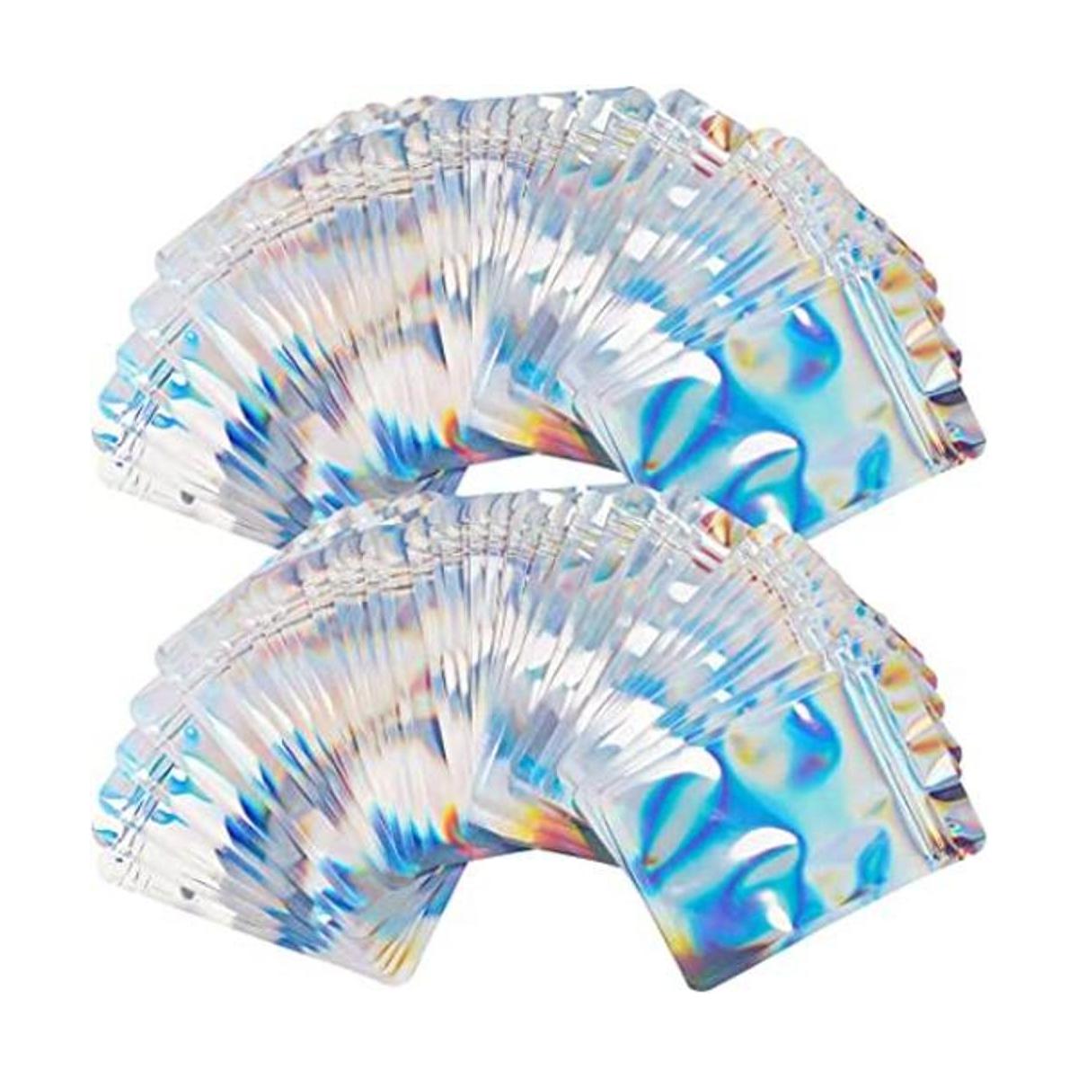 LZLPACKING 100 bolsas de Mylar a prueba de olores bolsas