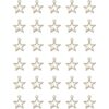 Ruwado Juego de 30 colgantes de doble estrella de metal_1