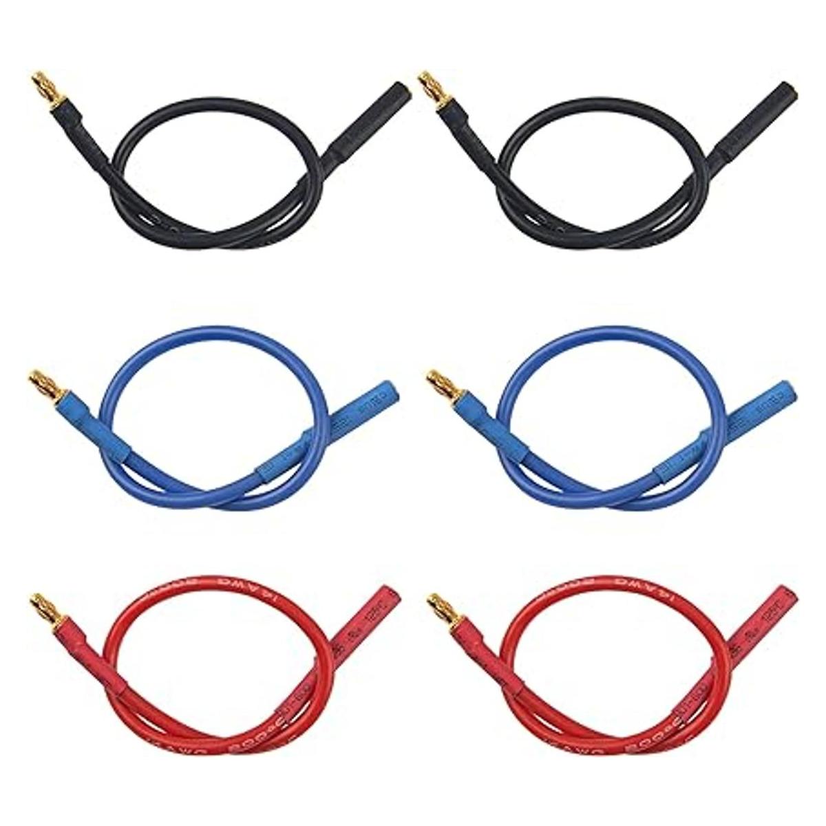 Paquete de 6 conectores tipo bala de oro de 7.87 pulgadas