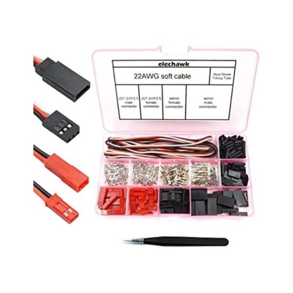 Juego de 40 conectores servo macho hembra conector_1